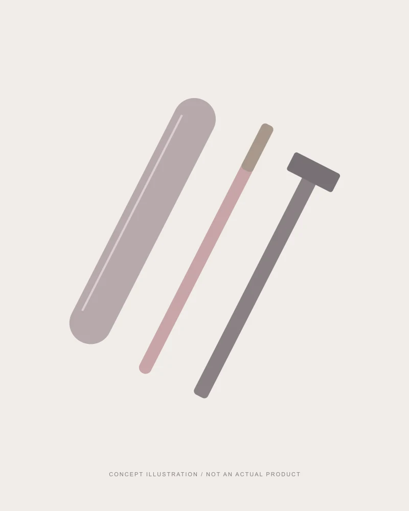 Nail Tools concept illustration