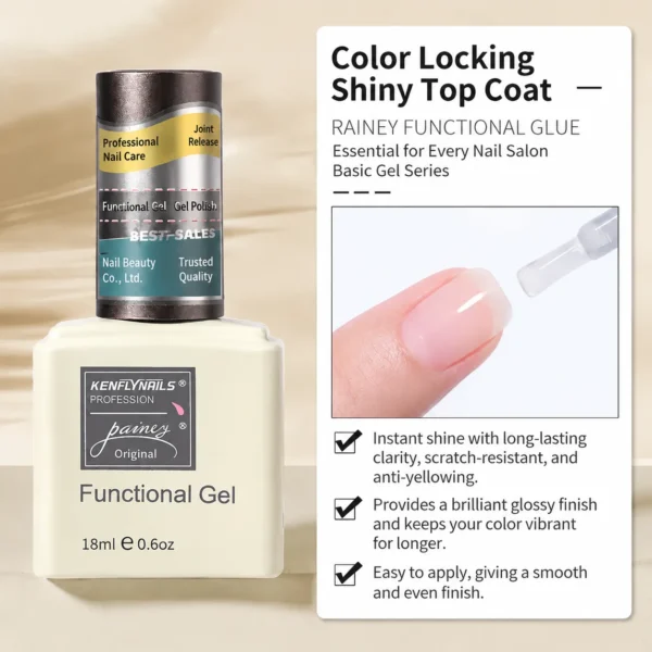 Gel Essentials — Base & Top Coats — Shiny Top Coat